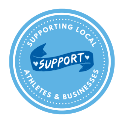 Supporting Local Athletes and Businesses Badge